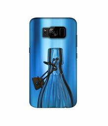 Amazon Brand - Solimo Designer Blue Bottle 3D Printed Hard Back Case Mobile Cover for Samsung Galaxy S8 Plus