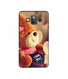 Amazon Brand - Solimo Designer Teddy Bear 3D Printed Hard Back Case Mobile Cover for Samsung Galaxy J7 Duo