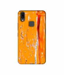 Amazon Brand - Solimo Designer Gold Yellow Paint 3D Printed Hard Back Case Mobile Cover for Vivo V9 / V9 Pro