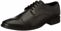 Amazon Brand - Symbol Men's Black PU Formal Shoes - 8 UK (AZ-SY-438)