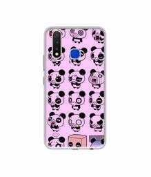 Amazon Brand - Solimo Designer Panda Experation UV Printed Soft Back Case Mobile Cover for Vivo U20