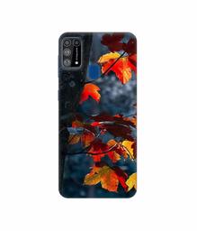 Amazon Brand - Solimo Designer Autumn Leaf 3D Printed Hard Back Case Mobile Cover for Samsung Galaxy M31