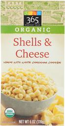 365 Everyday Value, Organic Shells & Cheese, 6 oz