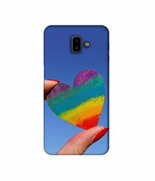 Amazon Brand - Solimo Designer Heart 3D Printed Hard Back Case Mobile Cover for Samsung Galaxy J6 Plus