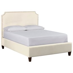 Amazon Brand – Stone & Beam Tisbury Nailhead Trim Queen Bed, 66