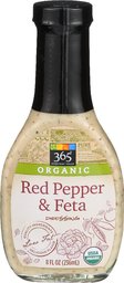 365 EVERYDAY VALUE Organic Low Fat Red Pepper And Feta Dressing, 8 FZ