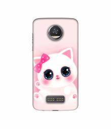 Amazon Brand - Solimo Designer Babby Kitty 3D Printed Hard Back Case Mobile Cover for Moto Z2 Play