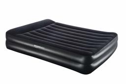 AmazonBasics Pillow Rest Single Size Premium Airbed with Built in Air Pump (EU) single Black