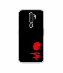 Amazon Brand - Solimo Designer Red Moon UV Printed Soft Back Case Mobile Cover for Oppo A9 (2020)