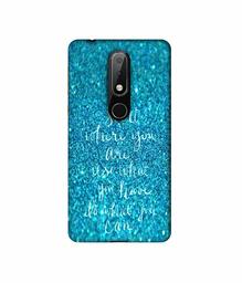 Amazon Brand - Solimo Designer Start were You are 3D Printed Hard Back Case Mobile Cover for Nokia 6.1 Plus