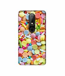 Amazon Brand - Solimo Designer Candies 3D Printed Hard Back Case Mobile Cover for Nokia 6.1 Plus