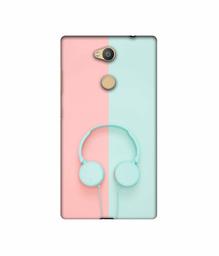 Amazon Brand - Solimo Designer Head Phone 3D Printed Hard Back Case Mobile Cover for Sony Xperia L2