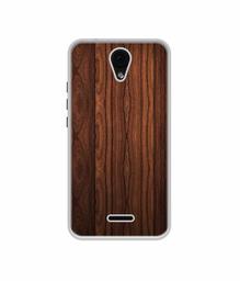 Amazon Brand - Solimo Designer Wooden Texture UV Printed Soft Back Case Mobile Cover for Micromax Yu Yunique 2