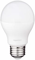 AmazonBasics 60 Watt Equivalent, Soft White, Dimmable, 15,000 Hour Lifetime, A19 LED Light Bulb, 16-Pack (Renewed)