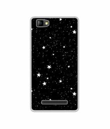 Amazon Brand - Solimo Designer Stars UV Printed Soft Back Case Mobile Cover for Lyf Flame 8