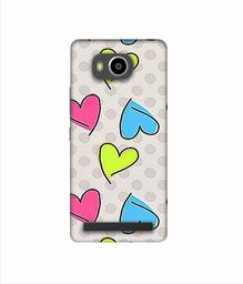 Amazon Brand - Solimo Designer Multicolor Heart 3D Printed Hard Back Case Mobile Cover for Lenovo A7700