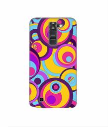 Amazon Brand - Solimo Designer Multicolor Circle 3D Printed Hard Back Case Mobile Cover for LG K7