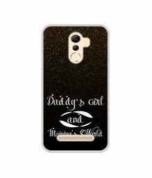 Amazon Brand - Solimo Designer Daddy's Girl and Mummy World UV Printed Soft Back Case Mobile Cover for Coolpad Mega 5A