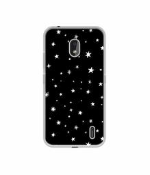 Amazon Brand - Solimo Designer Sperking Stars UV Printed Soft Back Case Mobile Cover for Nokia 2.2