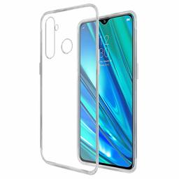 Amazon Brand - Solimo Mobile Cover for Realme 5 Pro (Soft & Flexible Back Case), Transparent