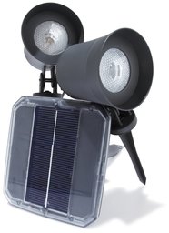 Strathwood Solar Garden Path Spot Lights, Black, Set of 2