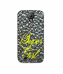 Amazon Brand - Solimo Designer Super Girl On Foil 3D Printed Hard Back Case Mobile Cover for Samsung Galaxy S4 GT i9500