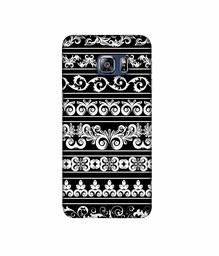 Amazon Brand - Solimo Designer Multi Shape Patterns 3D Printed Hard Back Case Mobile Cover for Samsung Galaxy S6 Edge Plus