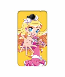 Amazon Brand - Solimo Designer Singing Girl Vector 3D Printed Hard Back Case Mobile Cover for Microsoft Lumia 650