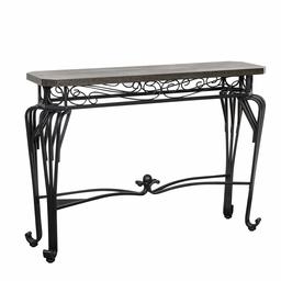 Amazon Brand – Ravenna Home Wood and Metal End Table, 44