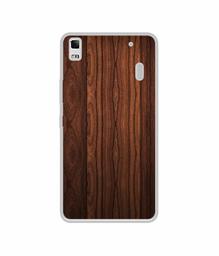 Amazon Brand - Solimo Designer Wooden Texture UV Printed Soft Back Case Mobile Cover for Lenovo K3 Note / A7000