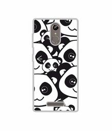 Amazon Brand - Solimo Designer Panda Texture UV Printed Soft Back Case Mobile Cover for Gionee S6s