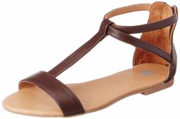 Amazon Brand - Symbol Women's Brown Fashion Sandals-4 UK (37 EU) (7 US) (SYM-WS-011)