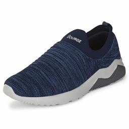 Bourge Men's Loire-195 Navy and Grey Running Shoes-10 UK (44 EU) (11 US) (Loire-195-10)