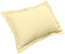 Pinzon in% Cotone Jacquard Avalon Matelasse Sham, Cotone, Yellow, Standard