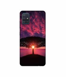 Amazon Brand - Solimo Designer Nature Digital Painting 3D Printed Hard Back Case Mobile Cover for Samsung Galaxy A51