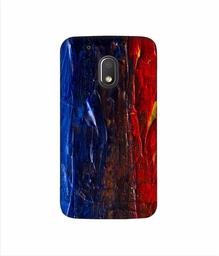 Amazon Brand - Solimo Designer Red Paint On Wall 3D Printed Hard Back Case Mobile Cover for Motorola Moto G4 Play