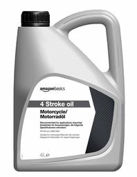 Amazon Basics - olio per moto 4T, 4 L