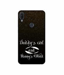 Amazon Brand - Solimo Designer Daddy's Girl and Mummy World 3D Printed Hard Back Case Mobile Cover for Asus Zenfone Max Pro M1 ZB601KL