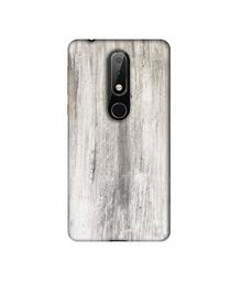 Amazon Brand - Solimo Designer Wooden Texture 3D Printed Hard Back Case Mobile Cover for Nokia 6.1 Plus