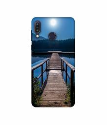 Amazon Brand - Solimo Designer Wooden Beach 3D Printed Hard Back Case Mobile Cover for Asus Zenfone Max M1 ZB555KL