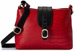 Amazon Brand - Eden & Ivy Women's Sling Bag (Red)