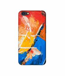 Amazon Brand - Solimo Designer Color Impression On Canvas 3D Printed Hard Back Case Mobile Cover for Oppo A71