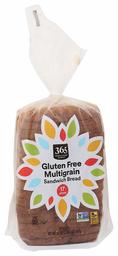 365 by Whole Foods Market, Sandwich Bread, Gluten Free Multigrain (17 Slices), 20 Ounce