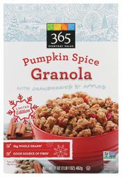 365 Everyday Value, Pumpkin Spice Granola, 17 oz