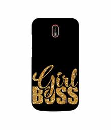 Amazon Brand - Solimo Designer Sparkle Girl Boss 3D Printed Hard Back Case Mobile Cover for Nokia 1