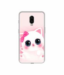 Amazon Brand - Solimo Designer Babby Kitty UV Printed Soft Back Case Mobile Cover for OnePlus 6T