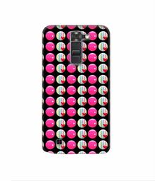 Amazon Brand - Solimo Designer Small Two Color Circle 3D Printed Hard Back Case Mobile Cover for LG K7