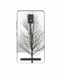 Amazon Brand - Solimo Designer Tree Sketch 3D Printed Hard Back Case Mobile Cover for Lenovo A6600