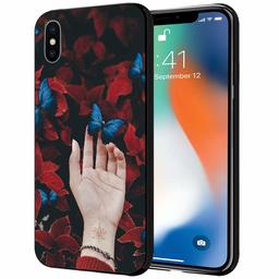 Amazon Brand - Solimo Designer Butterflies Printed Hard Back Case Mobile Cover for Apple iPhone Xs Max (D1296)