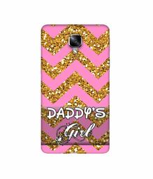 Amazon Brand - Solimo Designer Daddy's Girl 3D Printed Hard Back Case Mobile Cover for OnePlus 3 / OnePlus 3T